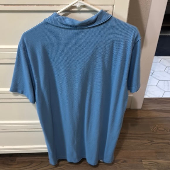 Mack Weldon Blue Polo Shirt Soft Cotton Blend - Picture 3 of 3